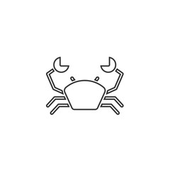 crab icon vector illustration design
