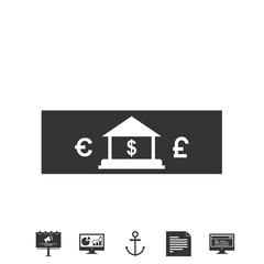 online exchange rate forex icon vector illustration design
