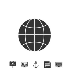 global icon vector illustration design