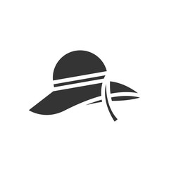 beach hat icon vector illustration design
