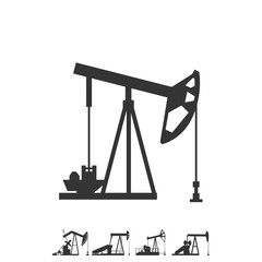 oil field pump icon vector illustration design