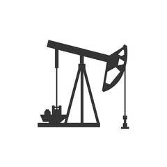oil field pump icon vector illustration design