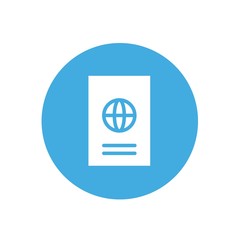 passport icon vector illustration design