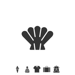 Obraz premium sea shell icon vector illustration design