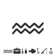 water waves icon vector illustration design