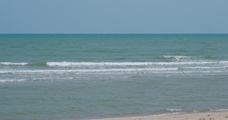 Sea wave on the beach