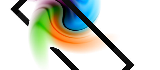 Abstract background, fluid mixing gradient liquid style colors composition. Vector Illustration For Wallpaper, Banner, Background, Card, Book Illustration, landing page