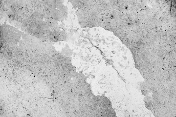 Texture of a concrete wall with cracks and scratches which can be used as a background