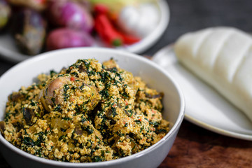 Efo- vegetable soup