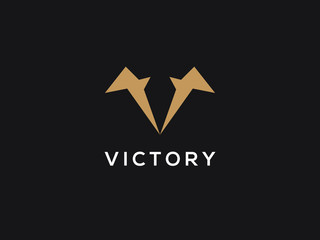 creative letter v logo vector design for any related business