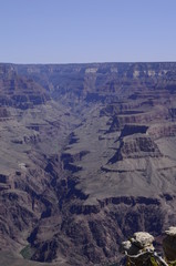 layered rocks in grand canyon