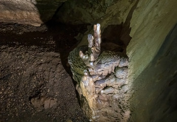 The  Prometheus Cave (also Kumistavi Cave) near Tskaltubo in the Imereti region, Georgia