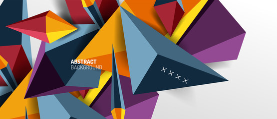 Trendy simple triangle abstract background, dynamic motion concept. Vector Illustration For Wallpaper, Banner, Background, Card, Book Illustration, landing page