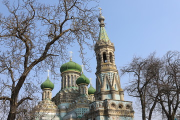 Assumption (Uspenskyi) Cathedral of Bila Krynytsia Old Believer, Ukraine. Religious buildings Orthodox Old-Rite Church, Old-ritualist temple.