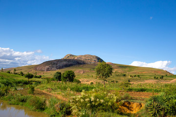 Landscape shot of the island of Madagascar