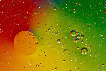 Immagine fotografica astratta e molto colorata