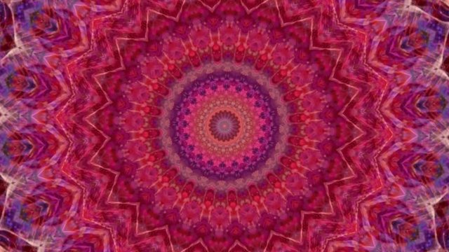Beautiful Original Art therapy moving Mandala. Seamless loop psychotherapy. Geometric patterns to find or restore a sense of healthy mental balance. For yoga specialist, astrology, art therapist.
