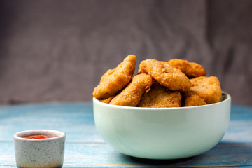 fried chicken nuggets