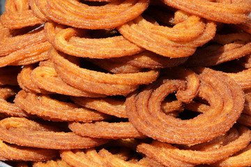 Turkish traditional ring sweet. It is made with round sweet dough, egg and sugar sorbet. 