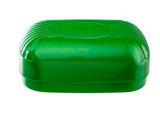 green plastic bottle