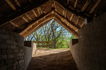 Wine cellars in Ocsa, Hungary