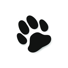 Paw Prints. Logo. Vector Illustration. Isolated vector Illustration.