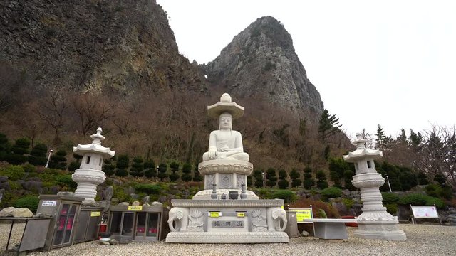 Seongbulsa temple, located in Ulleung do-Island. Ulleung-gun, Gyeongsangbuk-do, Korea