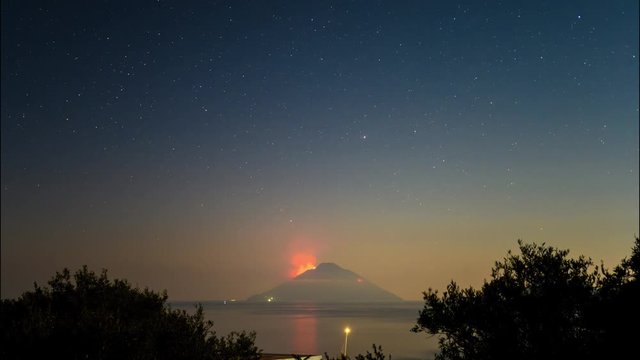 Stromboli Erupting 25-07-2019
