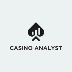 casino growth logo. ace icon