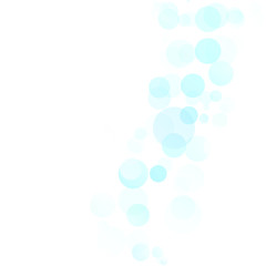 Bubbles Circle Dots Unique Blue Bright Vector Background