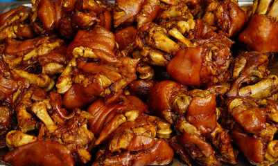 Korean style seasoned pork legs(Jokbal)