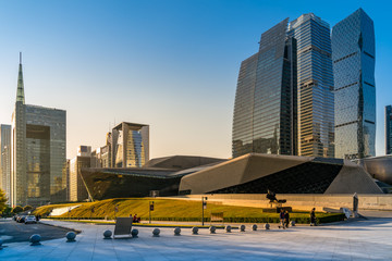 Guangzhou CBD modern architectural landscape