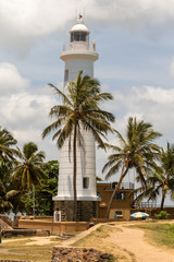 Fototapeta na wymiar Leuchturm in Galle auf Sri Lanka
