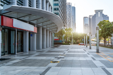 Fototapeta na wymiar Guangzhou CBD modern architectural landscape