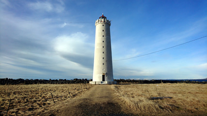 Grotta lighthouse in Iceland