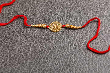 Indian festival Raksha Bandhan , colorful designer Rakhi or Wrist Band