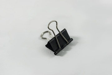 black paper clip
