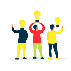 Male character with smm symbols. representative of 
successful business social media marketing compaing. 
Creative and ideological developer. Cute vector illustration in flat style. 