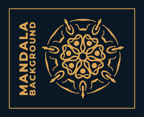 Vector mandala pattern ornament luxury background