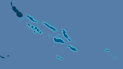 Solomon Islands, solid - light glow