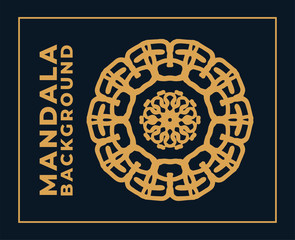 Vector mandala pattern ornament luxury background