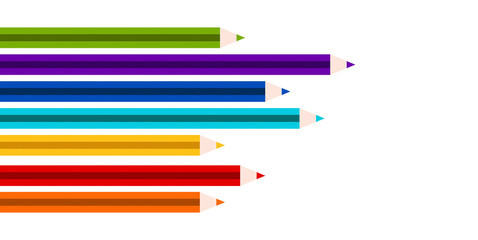 matite, matite colorate, pastelli, 