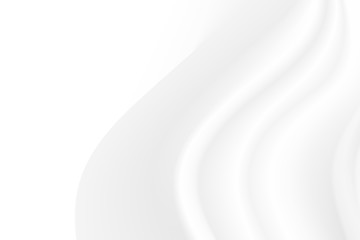 Abstract white and gray gradient color curve background, Vector Illustration