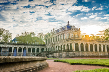 Zwinger Dresden, Br&uuml;hlsche Terrasse, Semperoper, Theaterplatz