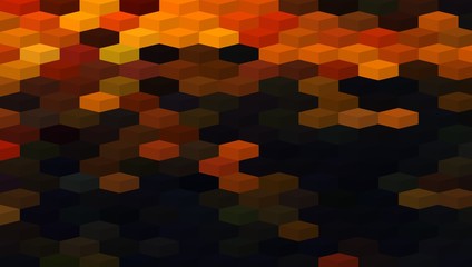 Abstract Colorful Geometrical Artwork,Abstract Graphical Art Background Texture,Modern Conceptual Art,Synthwave Aesthetic Poster Print,3D Rendering