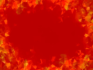 デジタルテクスチャベクター赤色背景