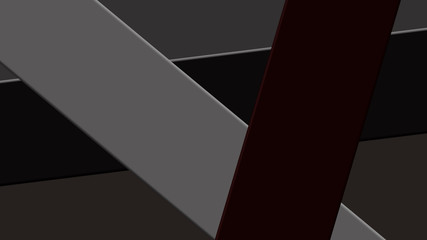 Dark geometric line layers for banner concept