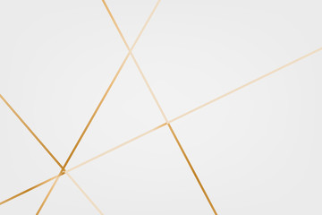 Abstract gold line luxury background template, vector