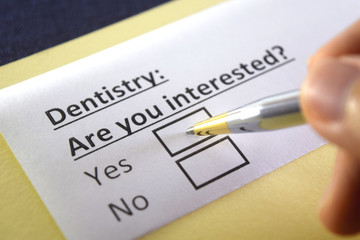 One person is answering question about dentistry.