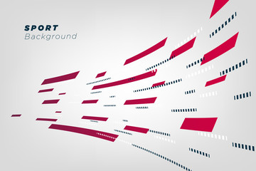 Obraz premium Abstract sports background.Dynamic particles. Modern science and technology element